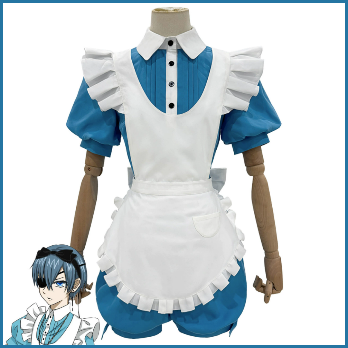 Anime Ciel Phantomhive Smile C - Men'S Accessories With Suits ulasan dan harga