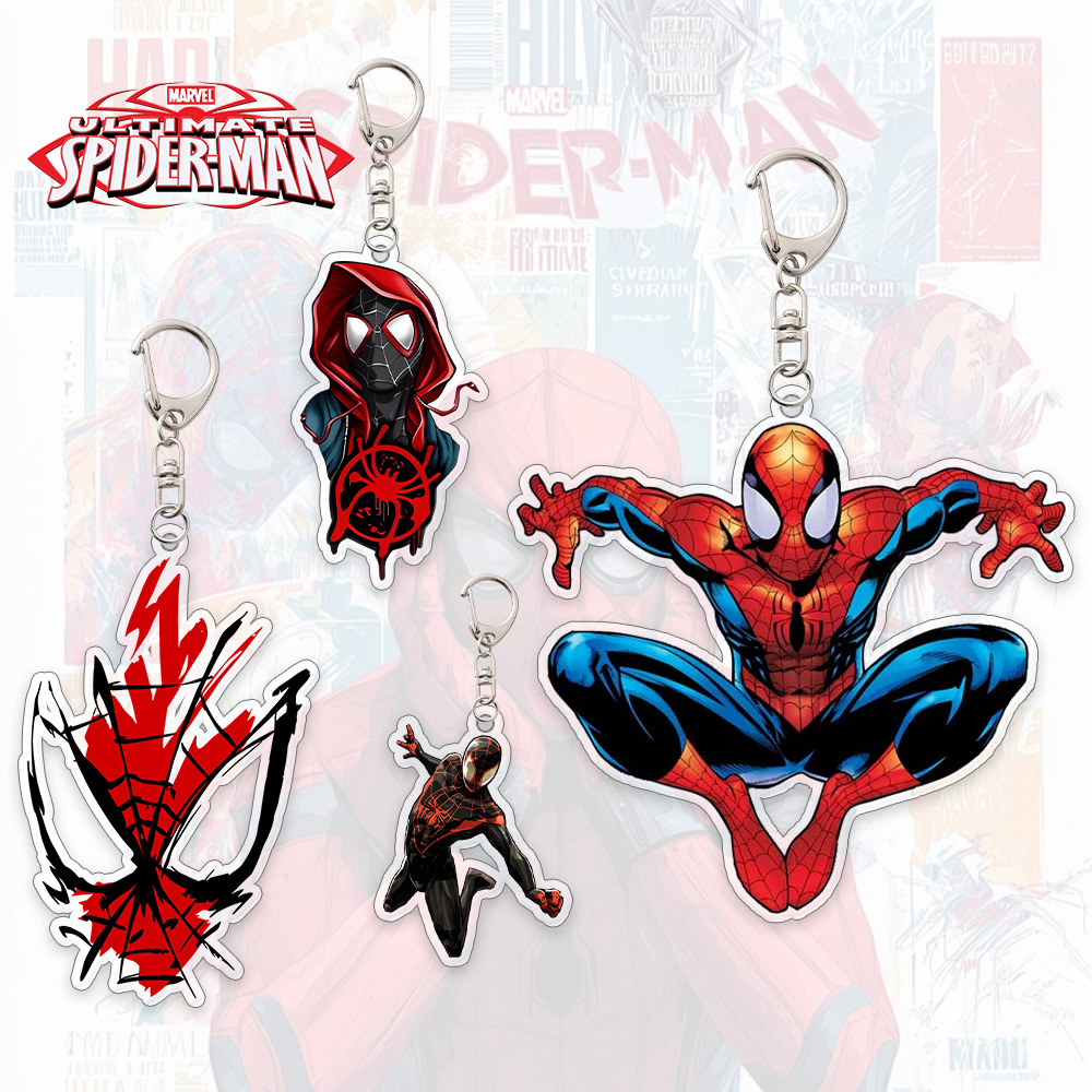 Spider Man Acrylic Keychain An - Men Accessories Bag ulasan dan harga