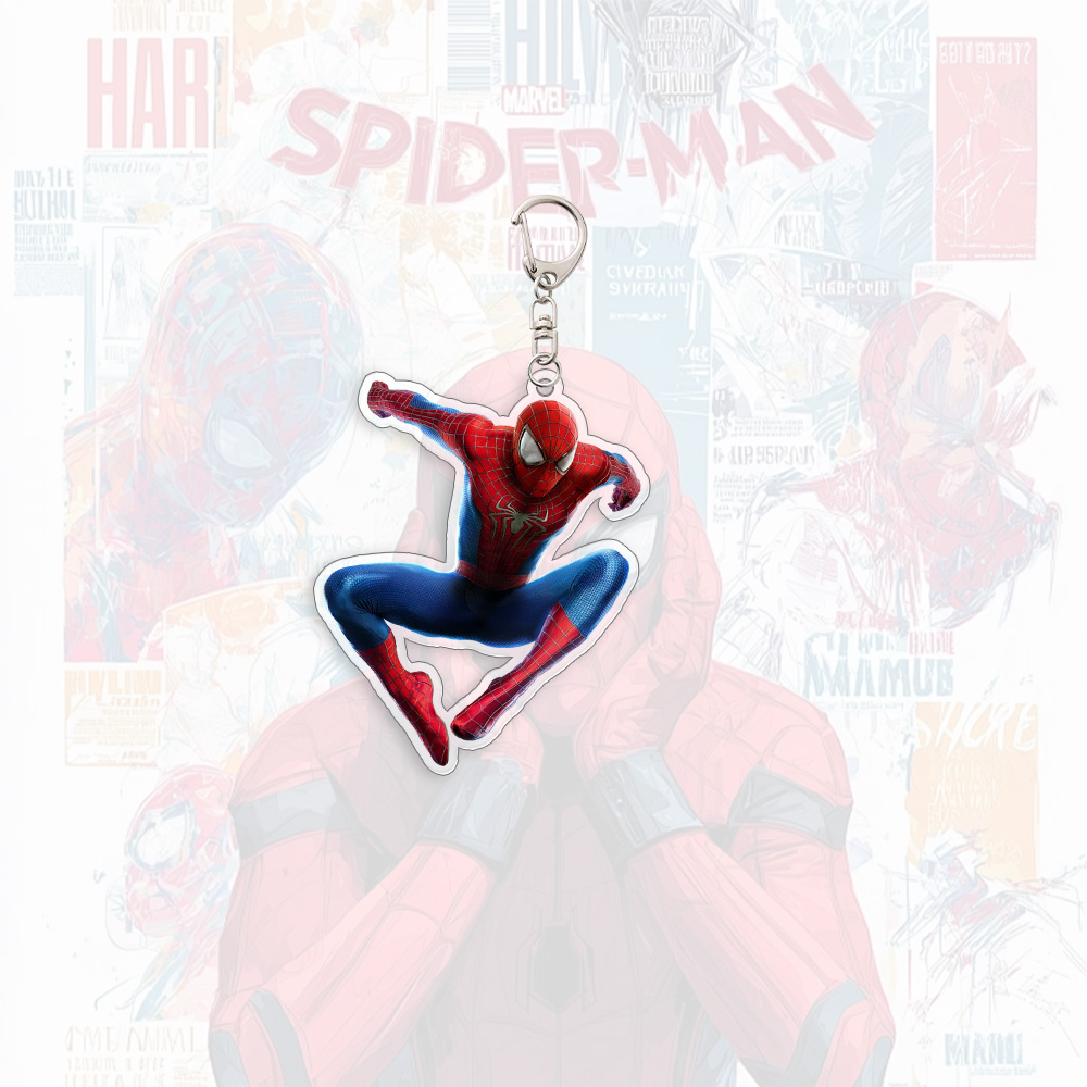 Spider Man Acrylic Keychain An - Men Accessories Bag ulasan dan harga