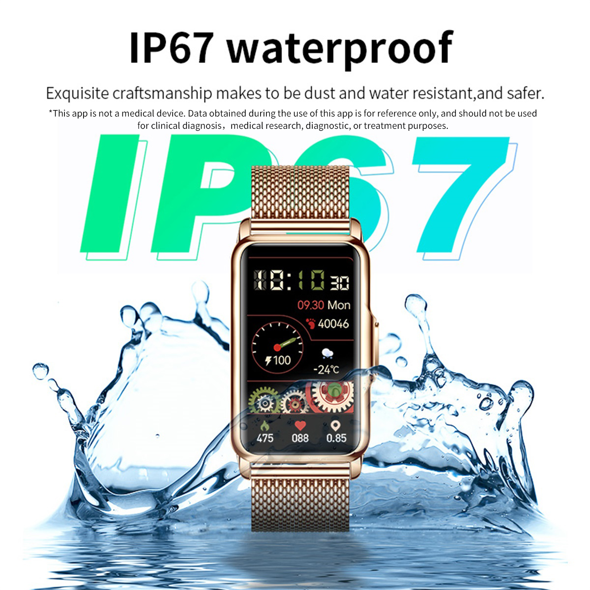 LIGE Smart Watch Men Women Fit - Men'S Accessories Jewelry Bracelet ulasan dan harga